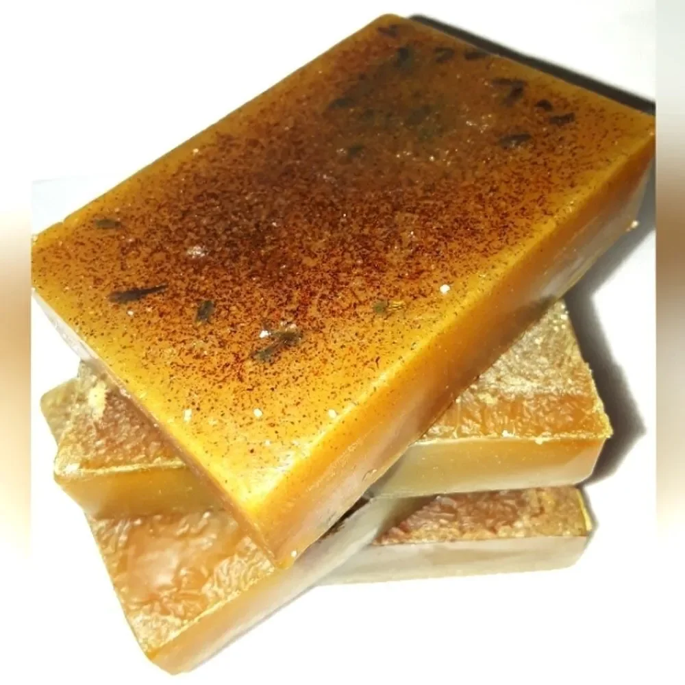 HAND crafted Cinnamon Brown Sugar organic soap bar